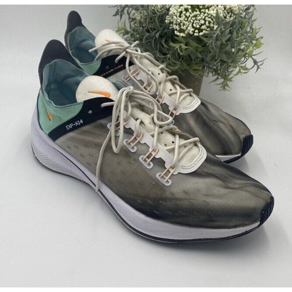 Nike EXP-X14 QS Men's Shoes White-Emerald Rise Cone BQ6972-100,Sz‎ 10 - Picture 2 of 12